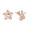 925 Silver American Diamond Pearl Dangle Earrings For Women