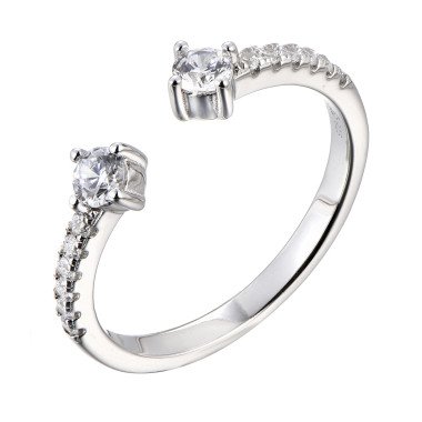 Celia American Diamond 925 Silver Ring