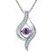 925 Silver Cubic Zirconia Girl Pendant
