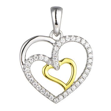 Silver Pear Shaped Blue Sapphire Pendant Necklace Set 