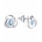 Emerald 925 Silver Earrings for Women and Girls