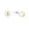 9mm White Freshwater Pearl 925 Silver Stud Earrings
