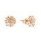 American Diamond Flower Earring In 925 Silver