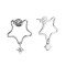 925 Silver American Diamond Dangle Party Earrings For Her