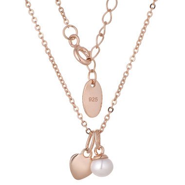 Dancing American Diamond Square Pendant in 925 Silver